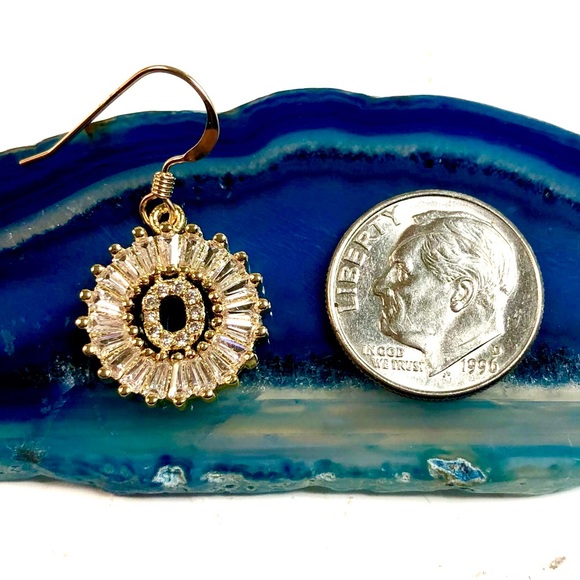 Initial O Earrings, Letter O, Personalized O, Boho - Picture 5 of 9